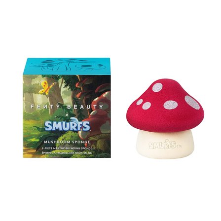 Fenty Beauty Limited Edition Smurf Mushroom Sponge, Makeup, Makeup, Makeupsvampe