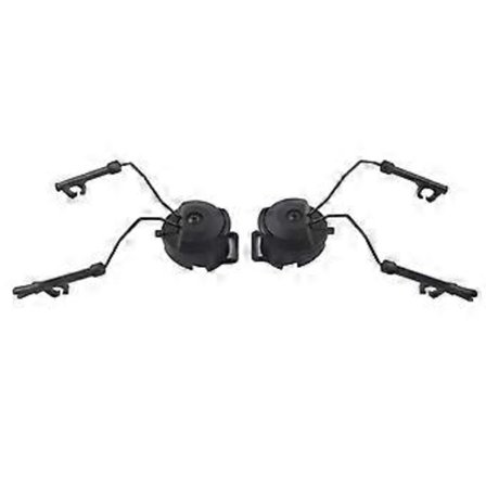 Kypärän kaarikiskoadapterisarja Peltor Comtac -kuulonsuojaimille (musta), 1 pari