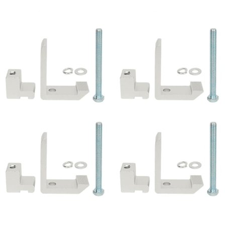 4 Set Truck Cap Topper Spårmonteringsklämma P?AC?04N Truck Cap Monteringsklämma Ersättning för Toyota Tundra Tacoma