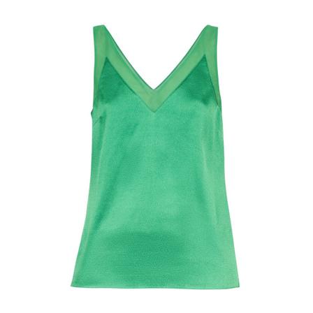 Ted Baker, Lilyane top satijn Groen, Dames, Maat:S,polyester