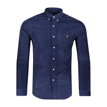 Polo Ralph Lauren, Polo Overhemd Blauw Blauw, Heren, Maat:L,Katoen