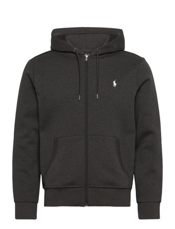 Polo Ralph Lauren Double-Knit Full-Zip Hoodie - Grey - XS