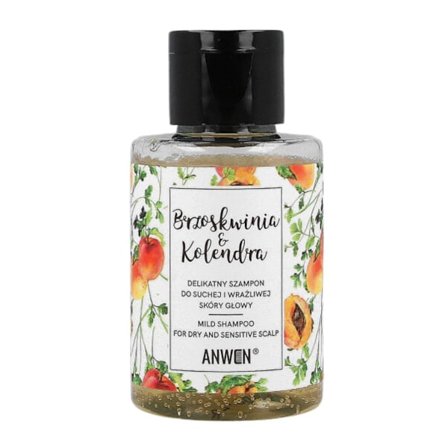 ANWEN - PEACH AND CORIANDER MINI SHAMPOO för torr och känslig hårbotten, 50 ml