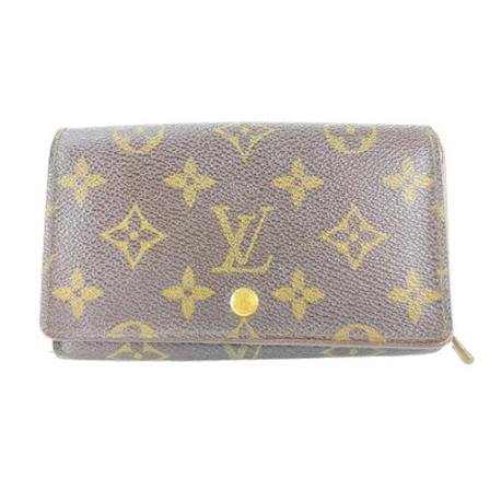 Louis Vuitton Vintage, Pre-owned Leather wallets Bruin, Dames, Maat:ONE Size