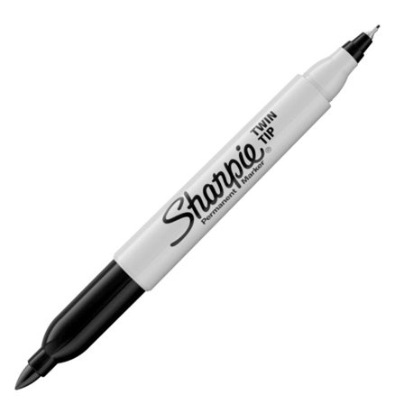 Twin-tip Marker Black
