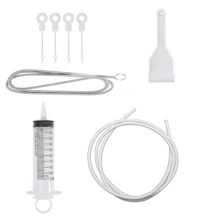 Set för kylskåp, Set för dräneringshål, Rengöringsborste för kylskåp, flexibel rörrengöring med