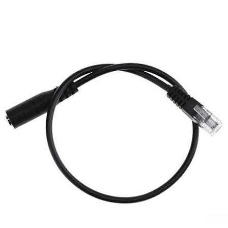 30 cm 3,5 mm smartphone-headset til RJ9-stik konverteradapterkabel til telefon