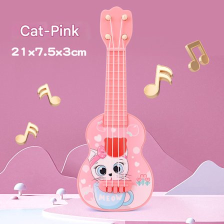 Barn kan spille ukulele tegneserie dinosaur gitar leketøy musikkinstrument grenseoverskridende tidlig utdanning opplysning musikkleketøy