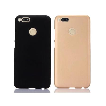 Xiaomi Mi A1 Ultra tyndt gummieret matsort cover Svart