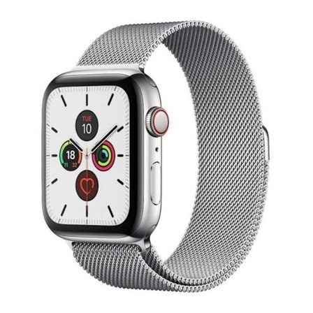 Milanese Loop Armband Apple Watch 42/44/45/49mm Silver