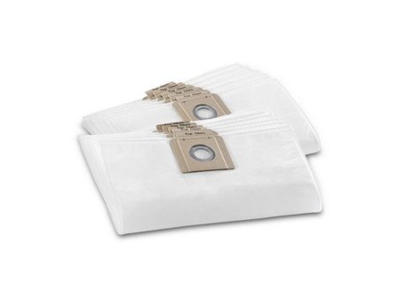 KÄRCHER Filterpåse Fleece T7/1, T9/1 Bp, BVL 5/1, BVL 3/1 10/fp - Lyreco - Städ och hygien - Dammsugare - Dammsugarpåsar