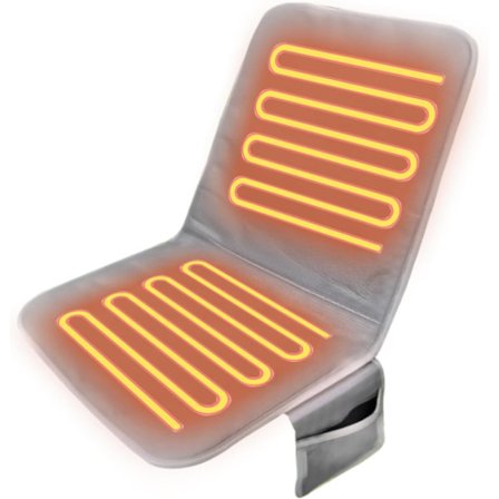 Uppvärmd Sittdyna, USB-anslutning Justerbar, Datorstol Uppvärmd Sittdyna Elektrisk - för Kallt Väder Kvinnor Män Vuxna Seniorer L