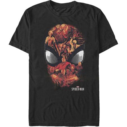 Spider-Man Villains Mask Marvel Comics T-shirt XL