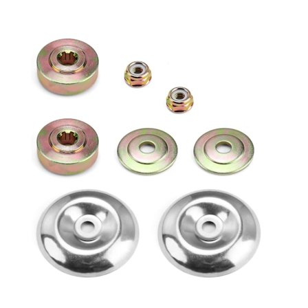 Reservedelsæt til buskryddere, universelt møtriksæt til buskrydderhoved, møtriksæt til klingeboks, kompatible reservedele til buskryddere og 