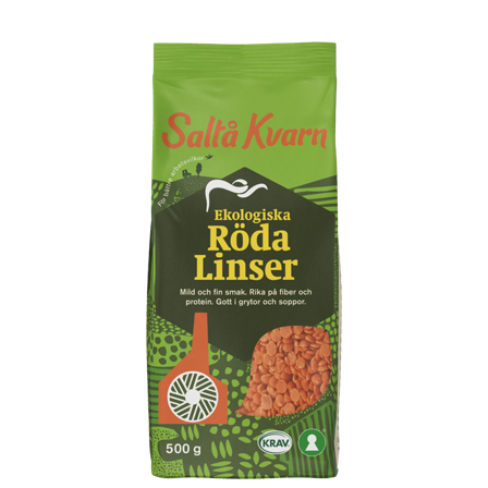 Saltå Kvarn Røde linser 500 g
