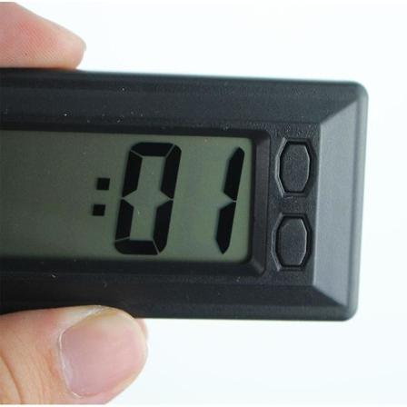 Bilinstrumentpanelur - Instrumenturur - Digitalt ur (1 stk., sort) zdq