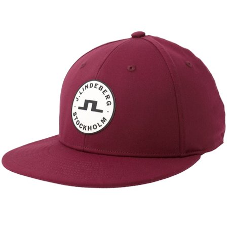 J.Lindeberg - Rouge snapback Casquette - Drive Cap Apple Butter Snapback @ Hatstore