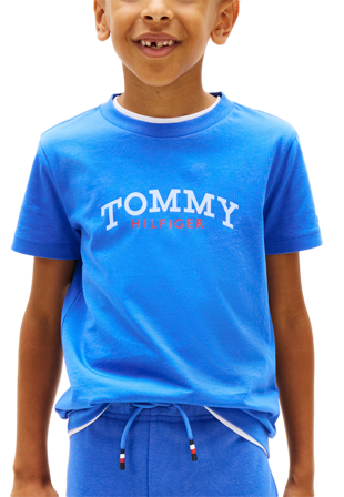 Tommy Hilfiger Monogram Graphic T-Shirt T-shirts & toppar Herr Blå 176