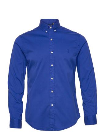 Slim Fit Featherweight Twill Shirt Blue Polo Ralph Lauren