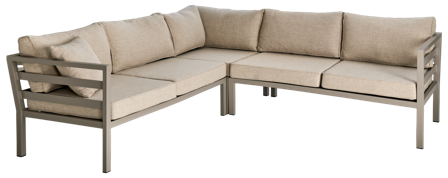 Brafab Weldon Loungesoffa Khaki/Sand, Utemöbler