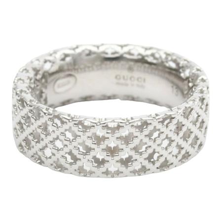 Gucci Vintage Rings Grå, Dame Vintage Smykker, Størrelse: ONE Size