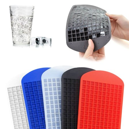 2-Pack - Isform - 160 små Kubformade Isbitar