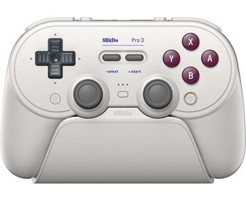 8BitDo Pro 3 Bluetooth Gamepad G Classic - Trådlös, proffsig handkontroll med laddningsdocka