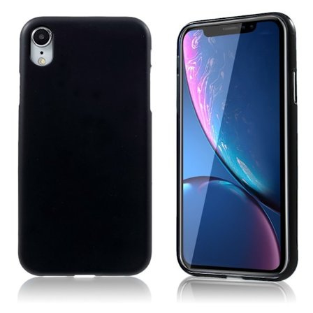 iPhone Xr dobbeltsidet mat etui - Sort
