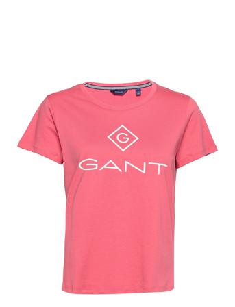 Lock Up Ss T-Shirt T-shirts & Tops Short-sleeved Rosa GANT