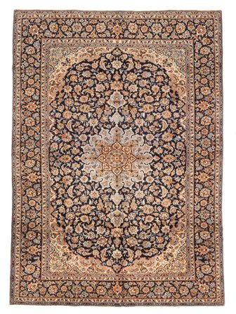 Hand Knotted Najafabad Rug 290X408 Wool Brown/Black Large