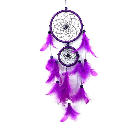 Lilla fjerdrømmefanger, stor drømmefanger med 2 cirkler