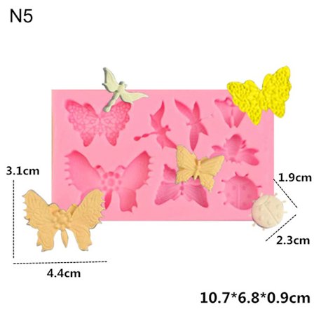 3D Silikon mould Godis Choklad DIY Cake Cookie Cupcake