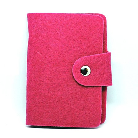 Filtkortholder - 24 kortpladser - Lyserød