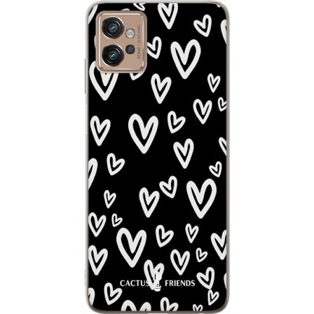 Yhteensopiva Puhelinkuori Motorola Motorola Moto G32 Cactus and Friends - Handdrawn Love Chaos