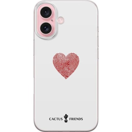Yhteensopiva Puhelinkuori Apple Apple iPhone 16 Cactus and Friends - Fingerprint Love