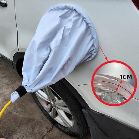 Sähköauton Latausportin Suoja - Ulkokäyttöön, Sateelta, Auringolta, UV-Säteilyltä, Lumilta ja Kaikilta Sääolosuhteilta (FMY)