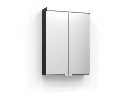 Svedbergs Intro Spegelskåp 50x70x15 cm grafitgrå, Badrum