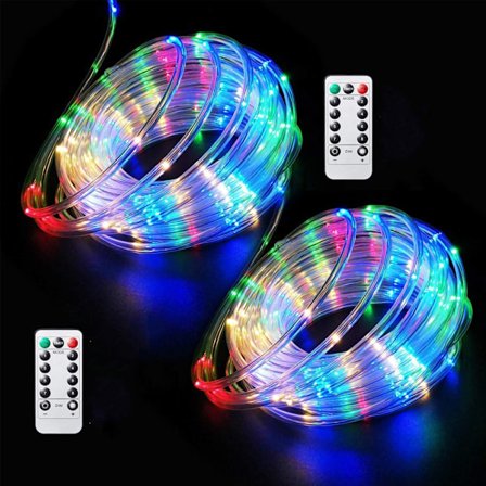 2-pack replampor USB-laddade LED-replampor 33FT 100 lysdioder remsa L