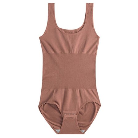 Magkontroll Midjetränare Helkroppsformare Body Kompression Klädesplagg för Kvinnor Grenspänne Bantande Shapewear färg M L,M L,Bönpasta