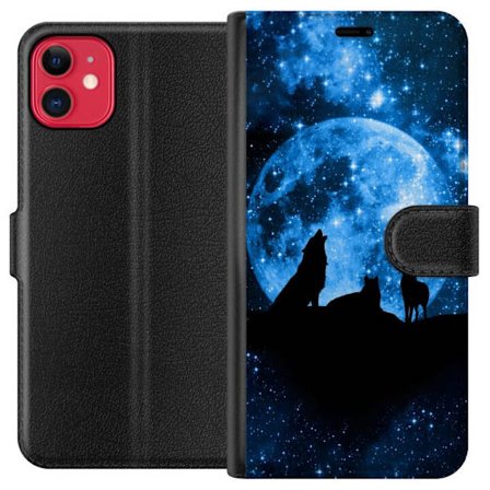 Yhteensopiva Lompakkokotelo Apple Apple iPhone 11 Susi