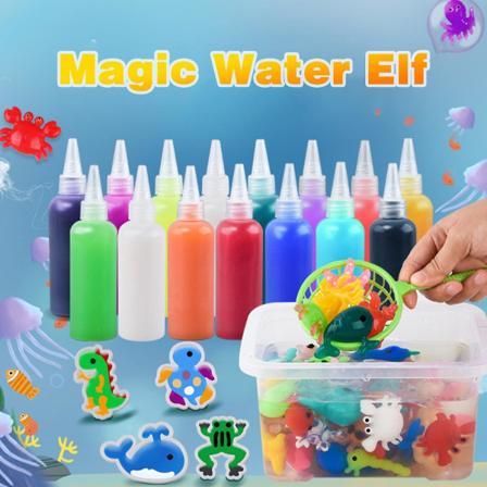 Magiske DIY Vand-Elf Legetøj Tegneserie Stil Sanse Legetøj Til Børn Ikke-giftigt Legetøj D5T [DmS] 12 Color Suit