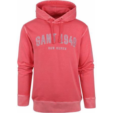 Gant Hoodie Pink, Herre, Størrelse: L