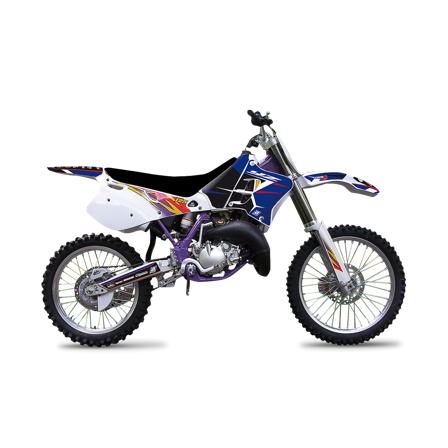 Kit Adesivi/Grafiche Blackbird Dream 4 Blu-Nero-Bianco - Yamaha YZ 250 1993-1995