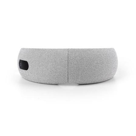 Øjenmassager - Hovedpine Relief Enhed - Smart Øjenmassager til Migræne med Varme, Vibration og Bluetooth Musik (Grå)