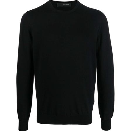 Tagliatore, Tagliatore Sweaters Czarny Czarny, Mężczyzna, Rozmiar: M
