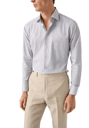 Eton Signature Twill-skjorta Slim Fit Skjortor Herr Rosa 43