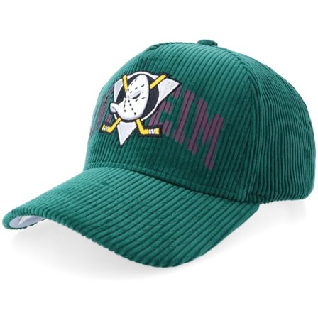 Mitchell & Ness - Verde adjustable Gorra - Anaheim Ducks Arch Stamp Pro Vintage Teal A-Frame Adjustable @ Hatstore