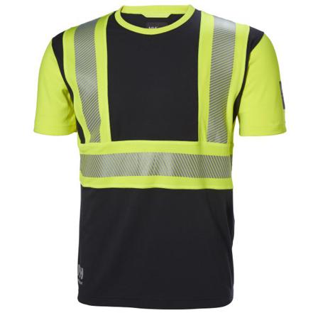 Helly Hansen Workwear ICU 79271-369 T-paita huomioväri, musta/keltainen Koko XXL, Vaatteet
