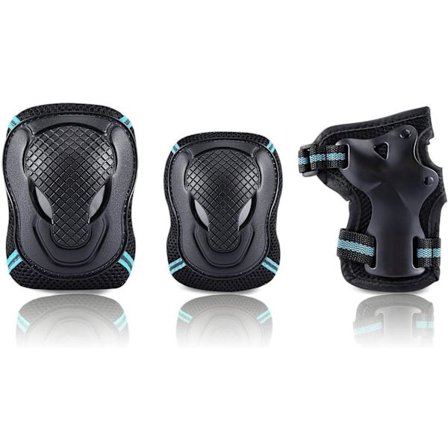 Knäskydd för barn Skyddsutrustning Skater-kuddar Pad- set Handledsskydd för tonåringar Vuxna Skateboard Inline-skoter Outdoor Sport Pad-önskningar