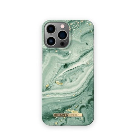Printed Case iPhone 12 Pro Max / 13 Pro Max Mint Swirl Marble